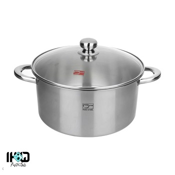 قابلمه پارس استیل کف سه لایه کد 240 سایز 24